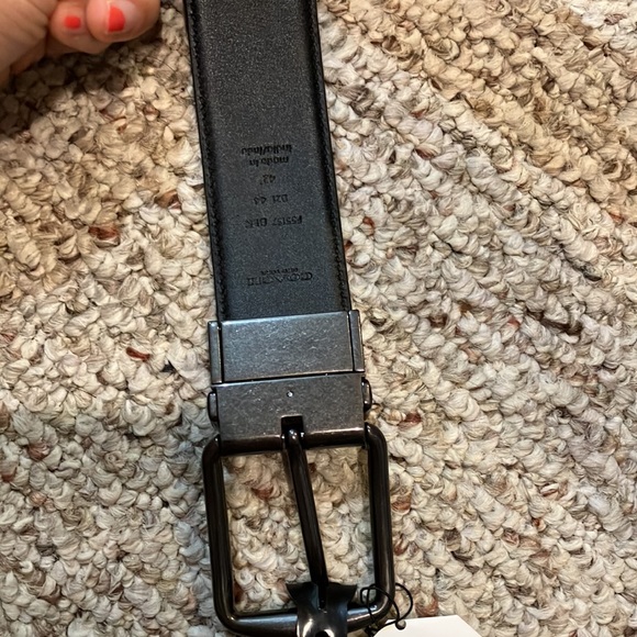 Coach Harness Buckle Cut To Size Reversible Belt, 38 Mm F55157 black - Picture 5 of 7